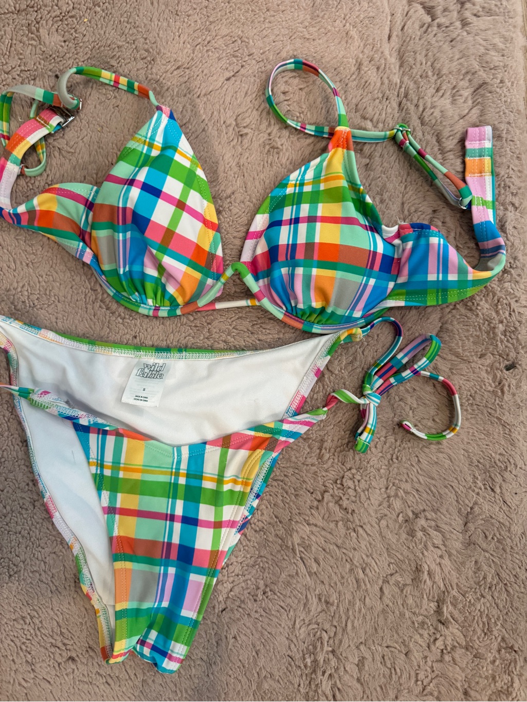 Multicolor Bikini Set